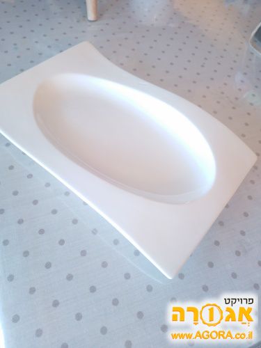 מגש קרמיקה לבן