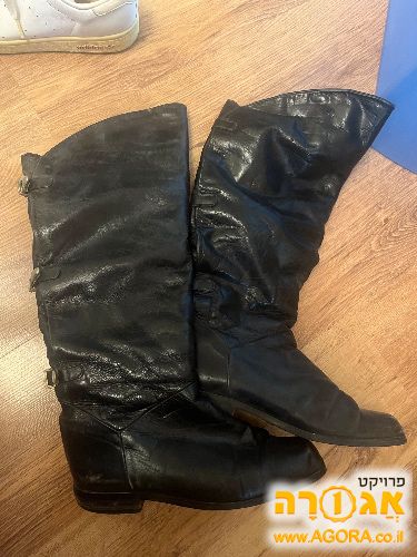 מגפי עור וינטג