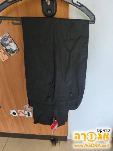 מכנסיים שחורים חדשים לגבר מידה 38