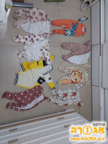 אוברולים מידה 6-9 חודשים