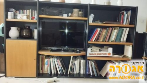 כוננית טלוויזיה וספריה