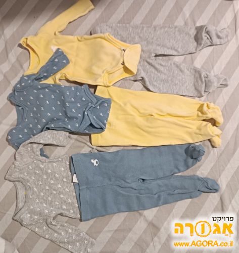 שלישיית גופיות מכנסונים לניובורן קיוי