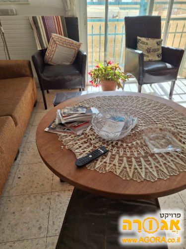 שולחן סלון עגול