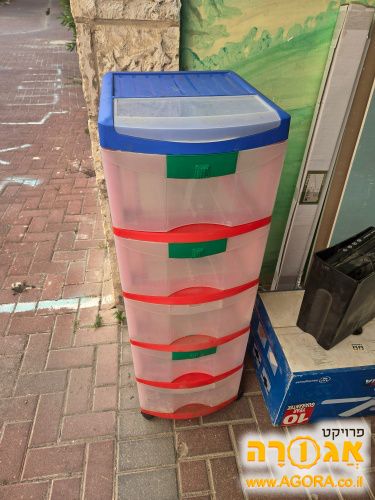 ארון פלסטיק מגירות