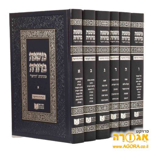 משנה ברורה דרשו חלק א
