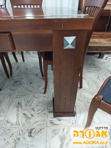 פינת אוכל + 8 כיסאות