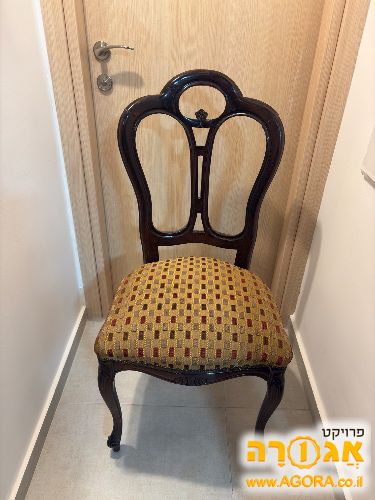 3 כיסאות עץ לשולחן אוכל