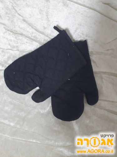 כפפות לתנור.שחור