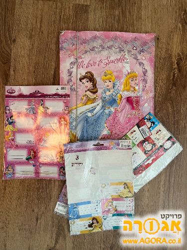 מדבקות בית ספר נסיכות ואיגודית דפים