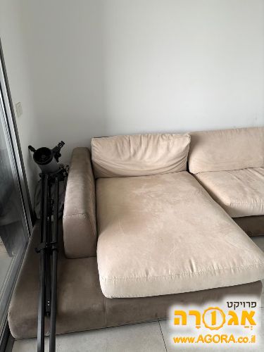 שזלונג גדול ונוח עם בד שניתן לכבס