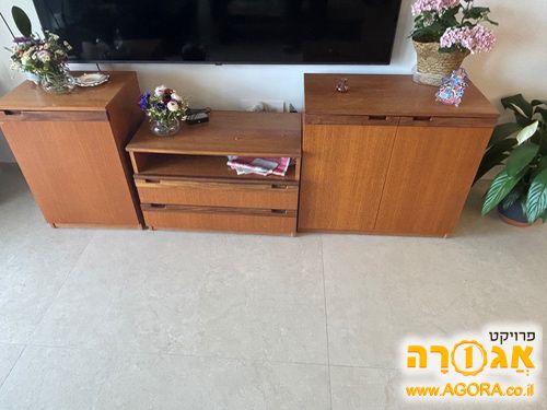 מזנון עץ 3 חלקים
