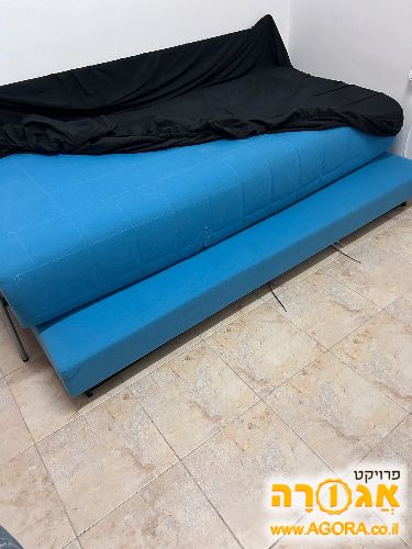 מיטת נוער נפתחת לזוגית באותו גובה