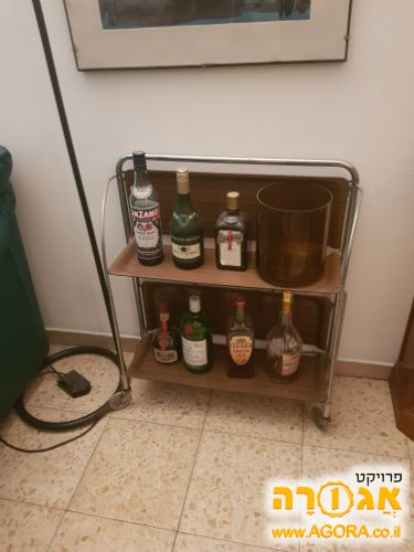 עגלת תה נפתחת וינטג' מגבעתיים