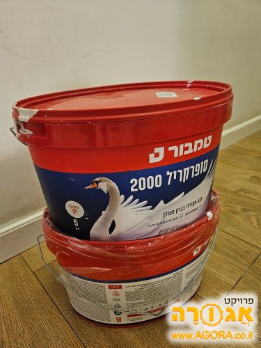 10 ליטר צבע ברבור בגוון אפור בהיר
