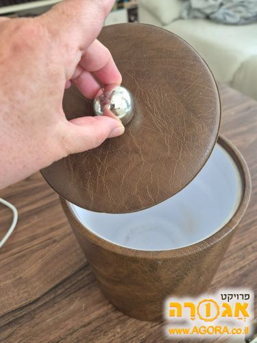 דלי קרח דמוי עור
