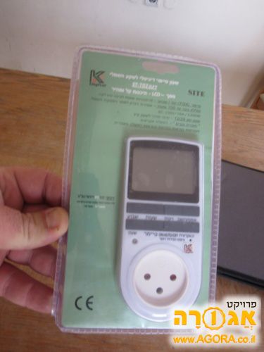טיימר דיגיטלי לתקע