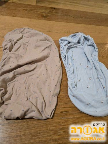 2 כיסויים לאמבטיה לעגלת תינוק- כחדשים