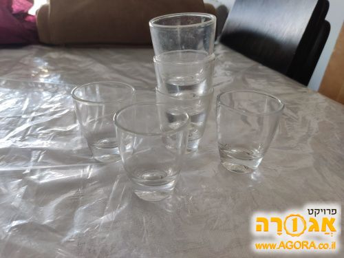 6 כוסיות לשתיה חריפה