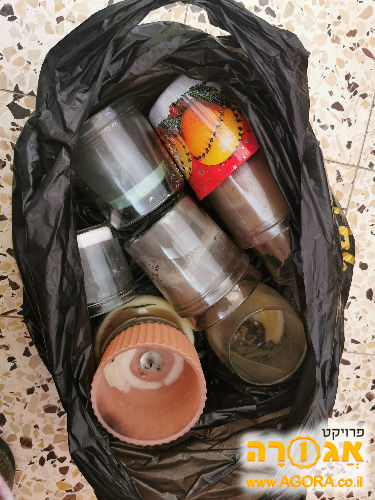פמוטים מזכוכית מנרות של איקאה