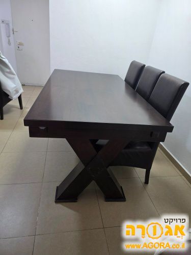 פינת אוכל+ 6 כיסאות