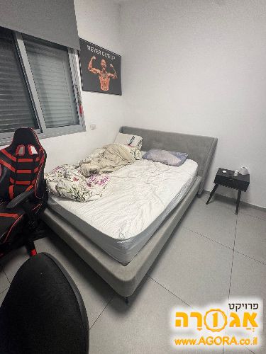 מיטה זוגית ומזרון 1.60/1.90