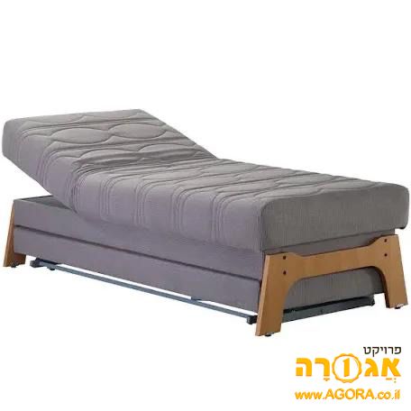 מיטת יחיד מתכווננת עמינח עם מיטה נפתחת