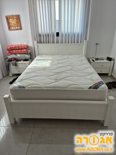 מיטה + מזרן זוגי