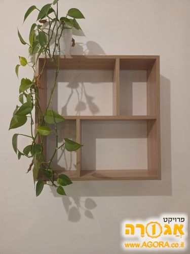 שני מדפים זהים לתליה