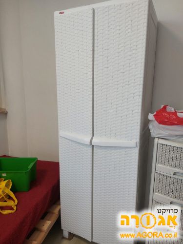 ארון כתר לבן פלסטיק