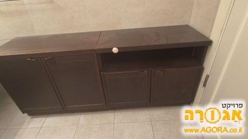 מזנון עץ- 2 חלקים