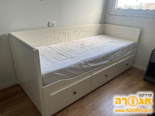 מיטת יחיד נפתחת למיטה זוגית איקאה hemmes