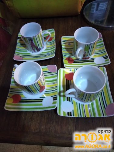 סט סיפלונים ותחתיות קפה מנטור בדרום הרמה