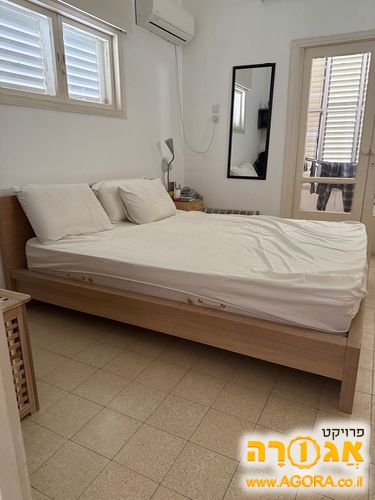 בסיס למיטה + מזרון זוגי