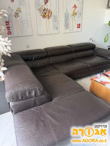 ספת עור שלזונג