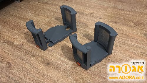 מחזיק ערימת צלחות למגירה
