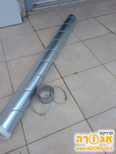 צינור / צנרת מתכת 4 צול , מופה , בנדים
