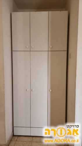 ארון 3 דלתת לבן