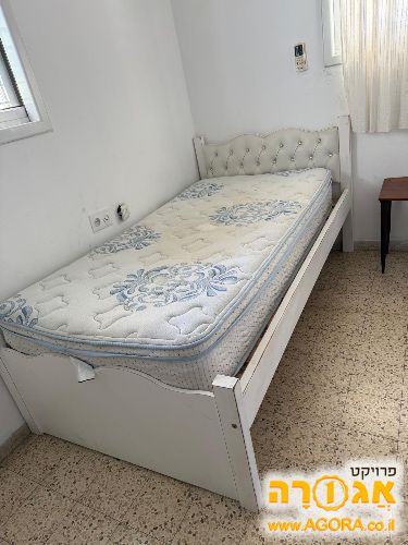 מיטת יחיד+מזרון