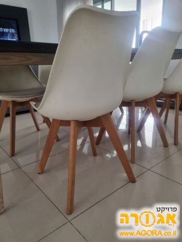 שולחן פינת אוכל עם 10 כסאות