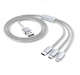 כבל יו-אס-בי, 3 ב-1, USB Cable