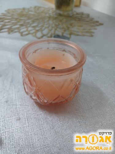 נר מותחל זכוכית