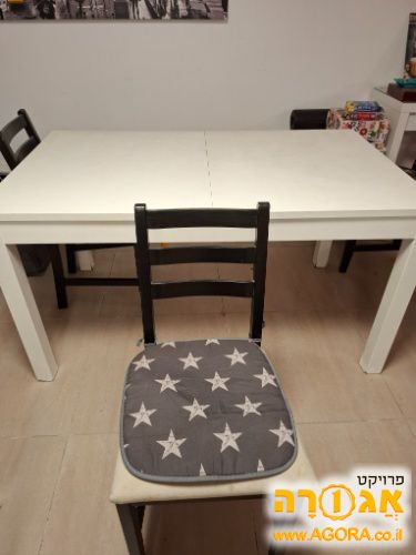 שולחן + 4 כסאות של איקאה