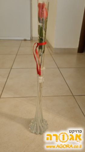 אגרטל דקורטיבי צר וגבוה