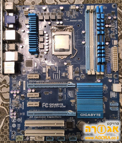 GA-Z77-D3H עם i5-3570K ו 16GB