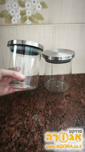 קופסאות אחסון מזכוכית