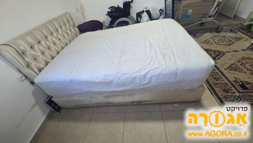 מיטה זוגית + ארגז מצעים 140/190