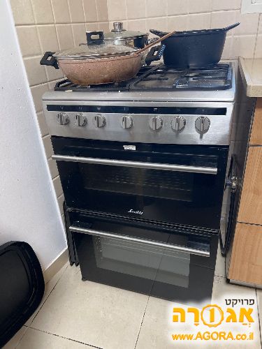 תנור דו תאי עם כיריים