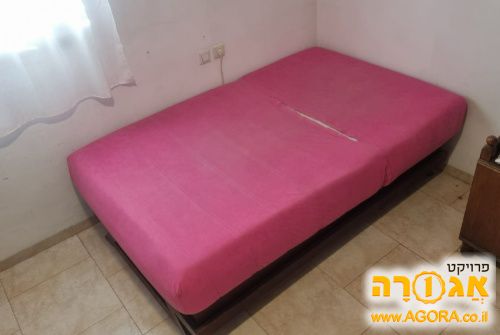 מיטה וחצי עם ארגז מצעים (יפו)