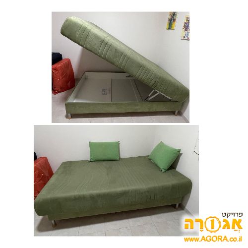 מיטה וארגז מצעים 120*180
