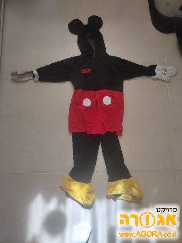 תחפושת מיקי מאוס לילדים מידה 6